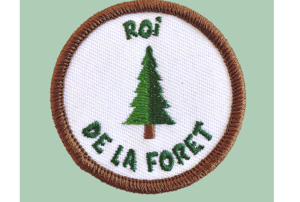 Badge brodé – Roi de la Forêt